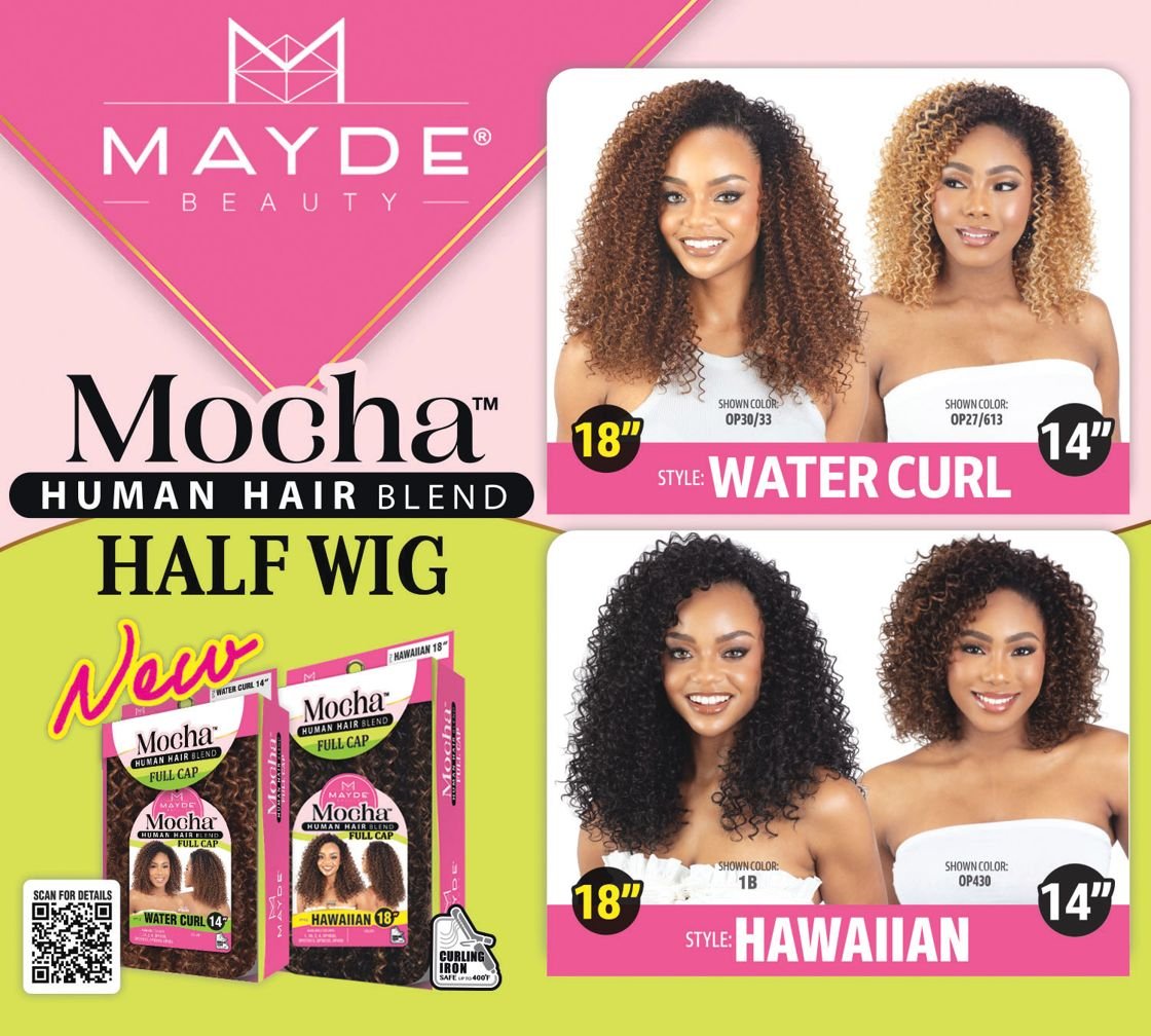 Mayde Beauty MOCHA HALF WIG