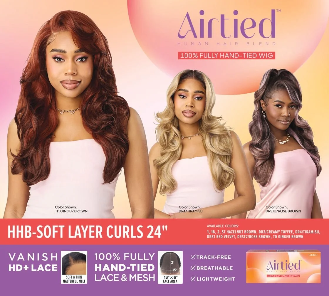 Outre (Sun Taiyang) AIRTIED SOFT LAYER CURLS 24”