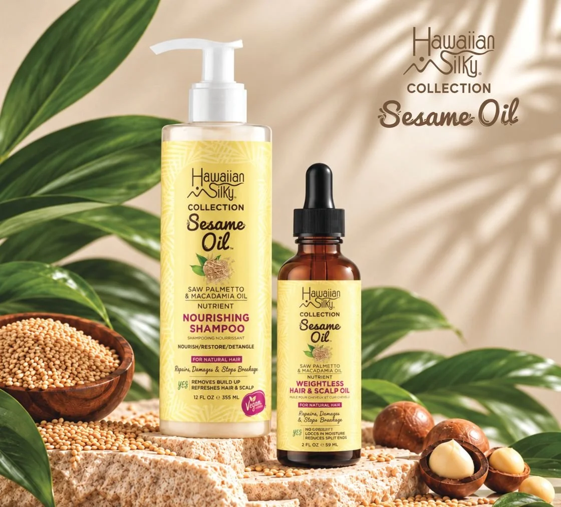 AFAM HAWAIIAN SILKY  COLLECTION SESAME OIL