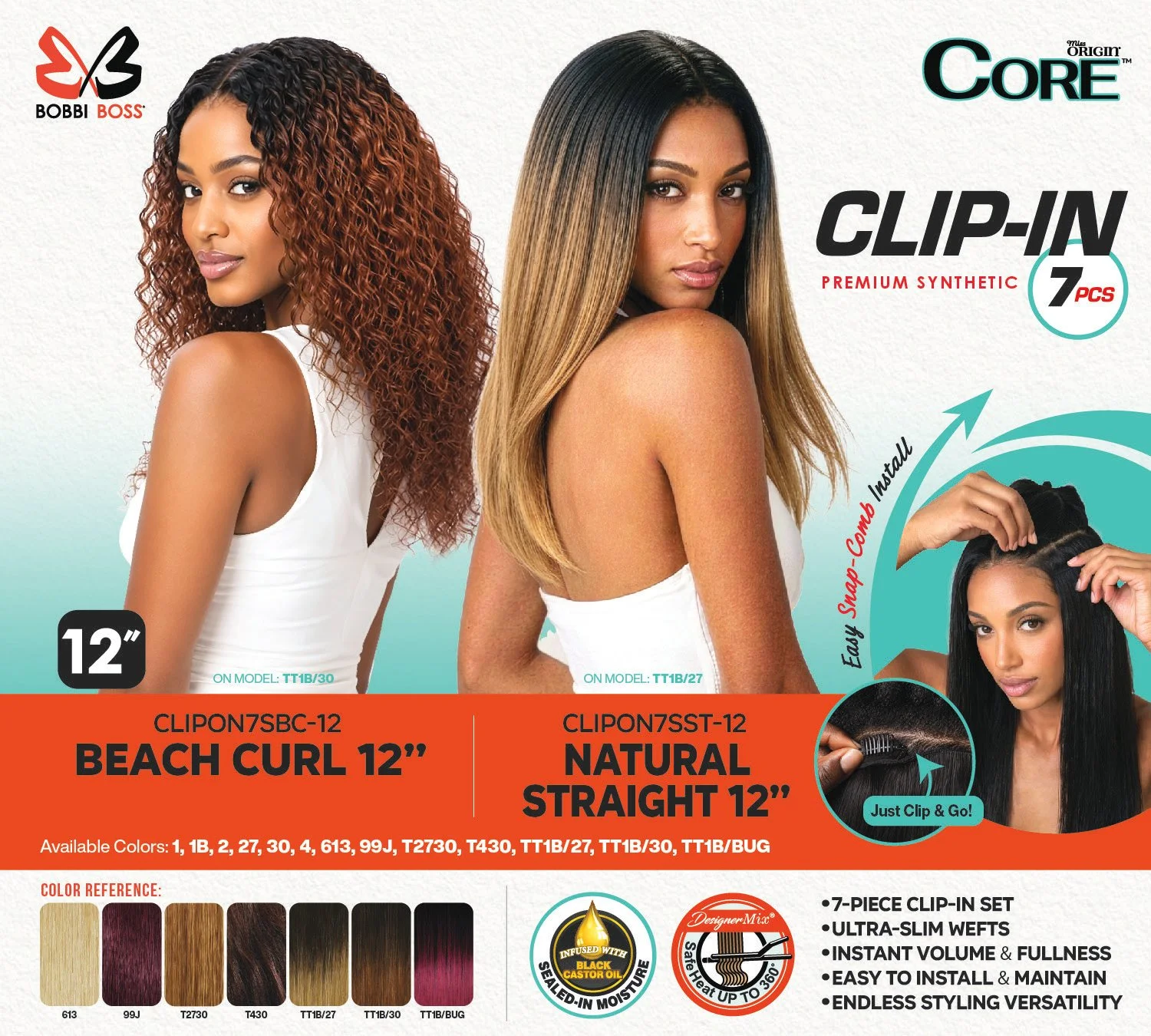 BOBBI BOSS (Midway) CORE CLIP-IN 7