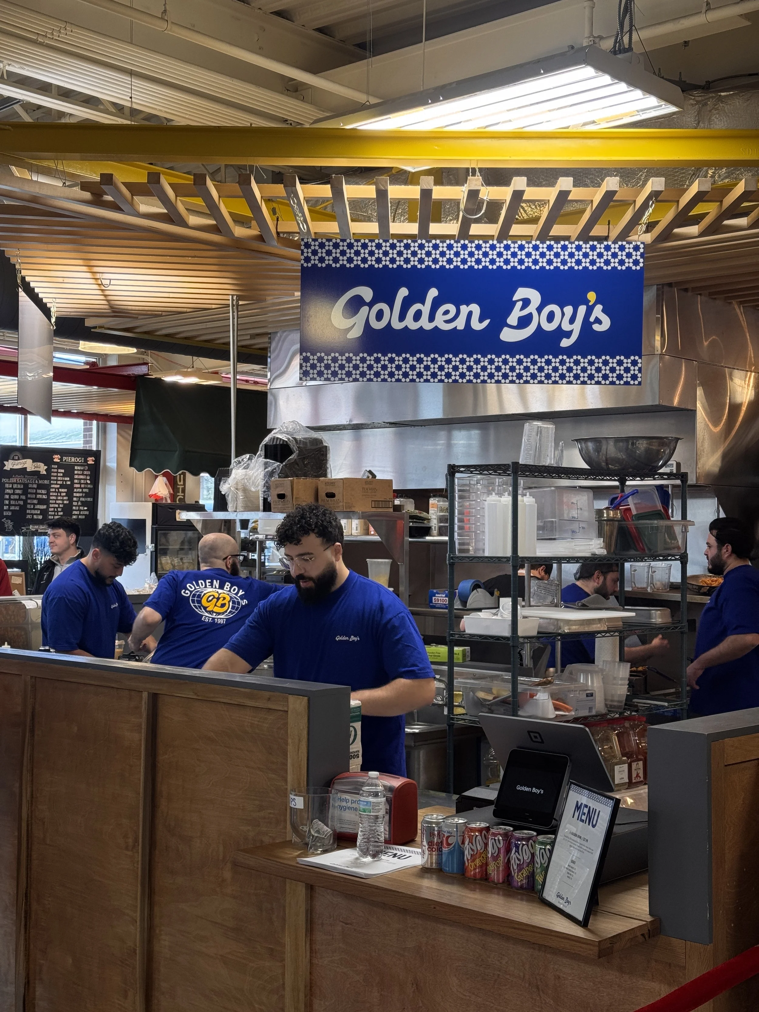 Golden Boy's catering spread