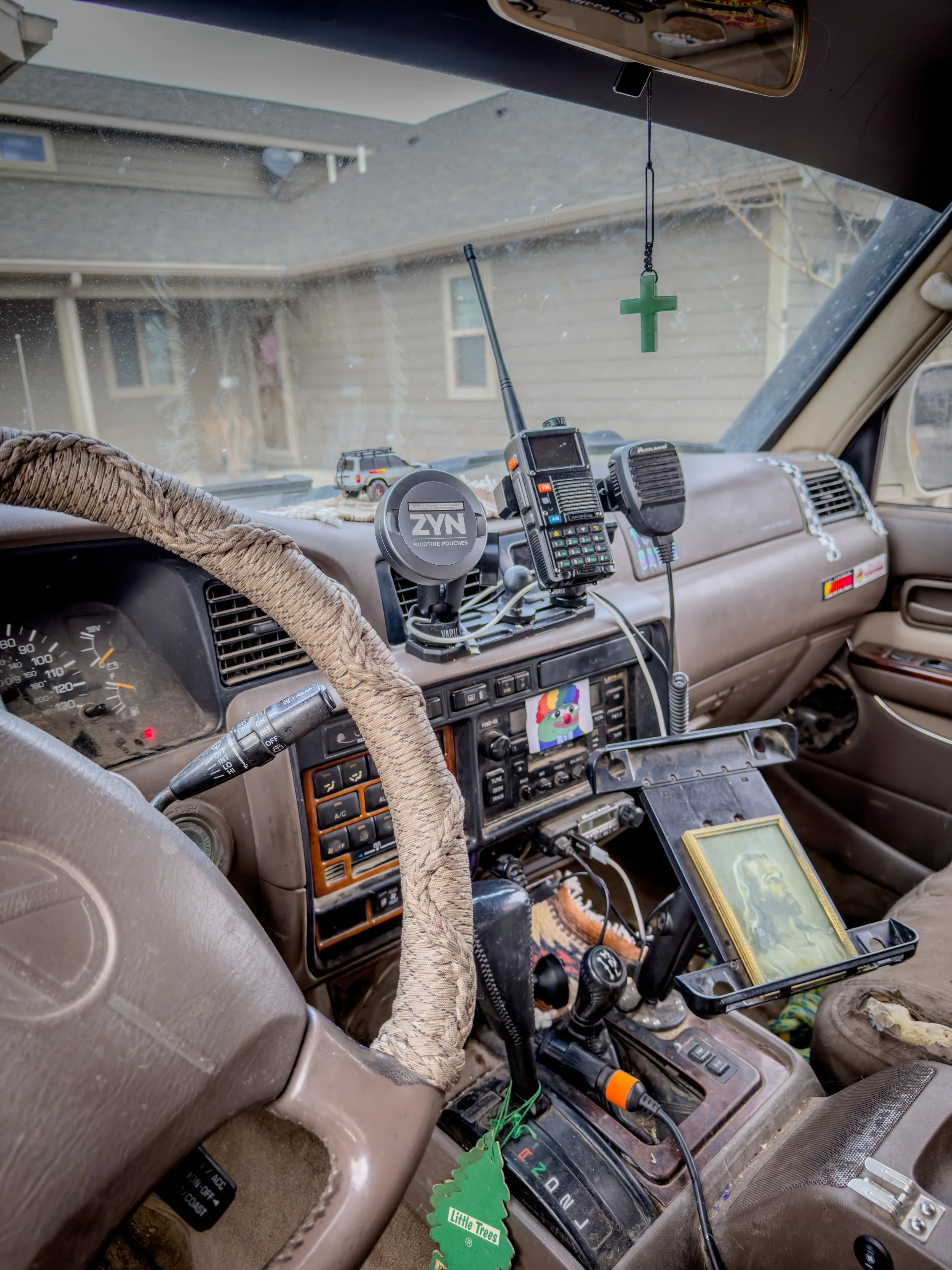 Interior of the modified Lexus LX450