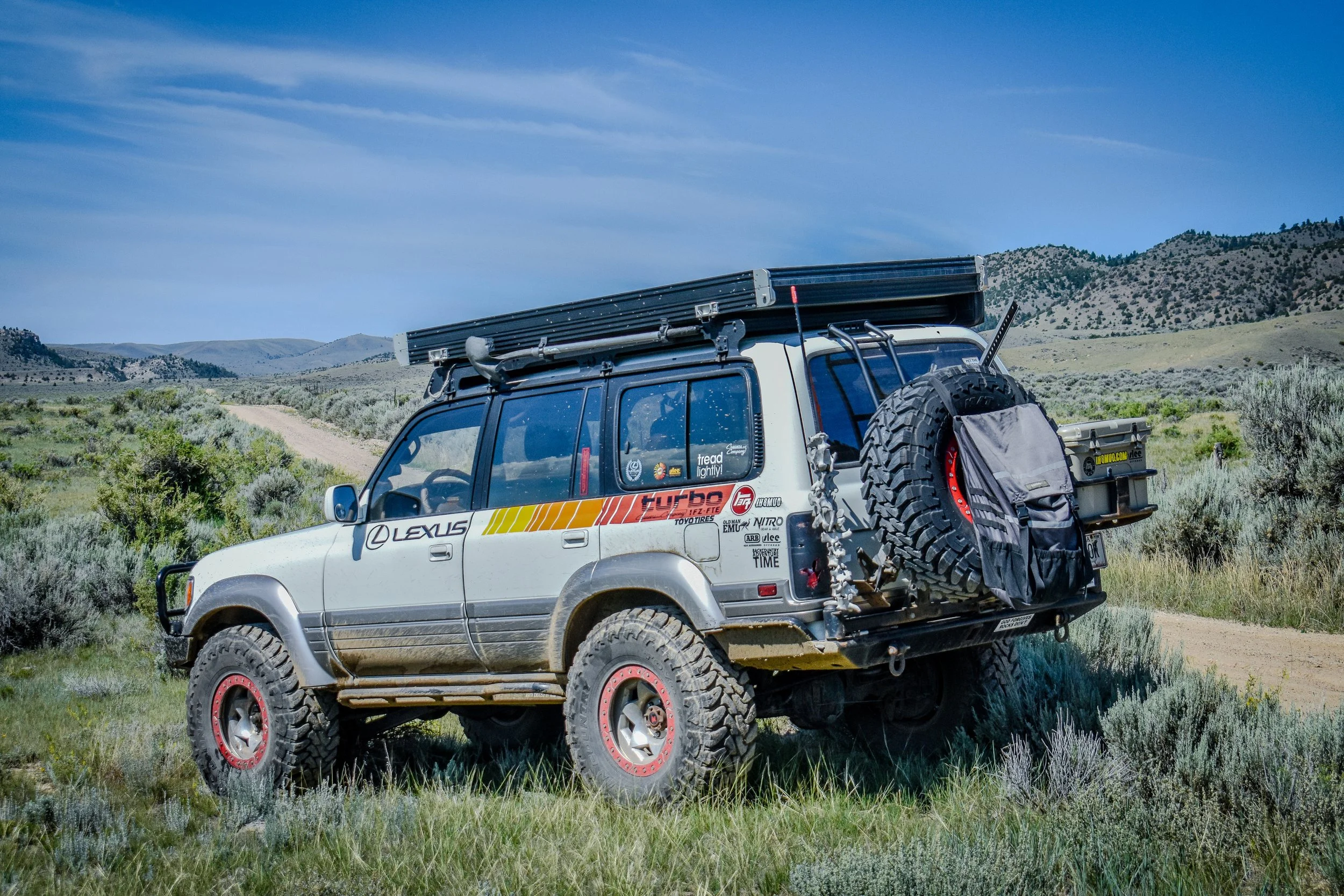 Most recent view of the modified 1997 Lexus LX450 TRPLOK