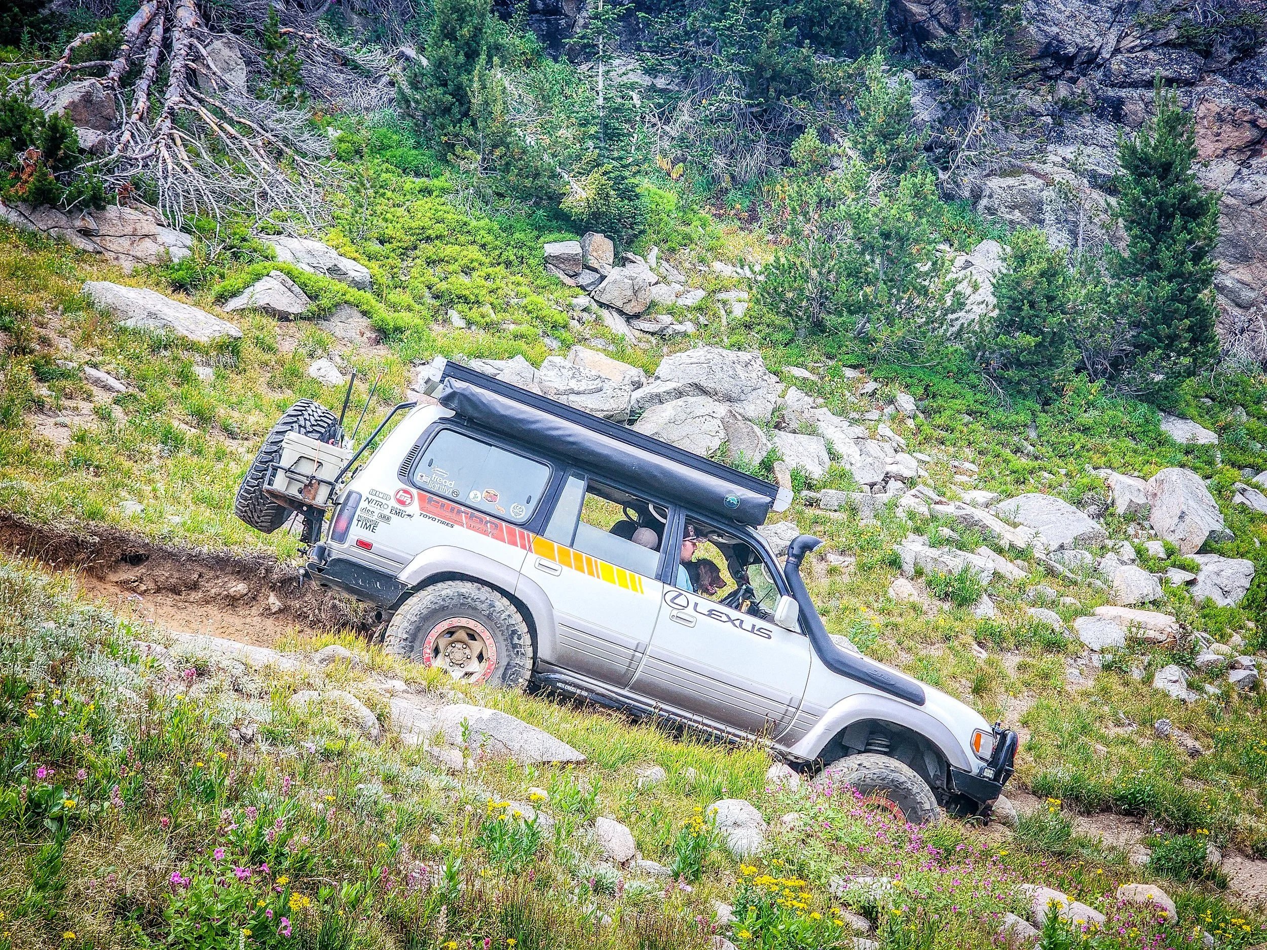 Lexus LX450 near Goose Lake