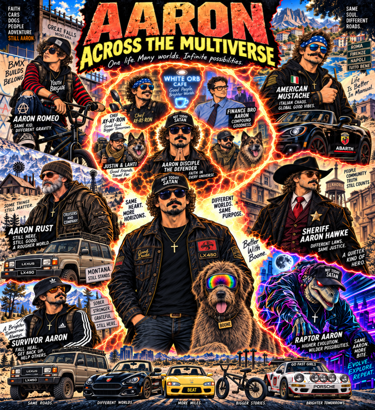 Aaron Across the Multiverse
