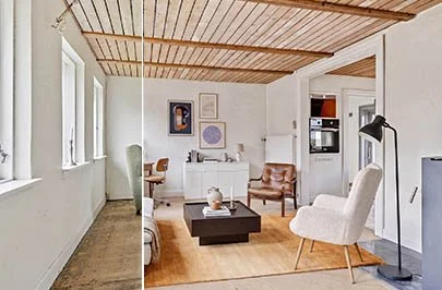 View before and after