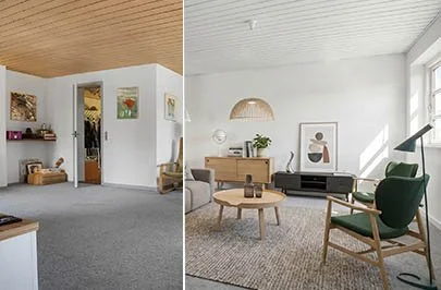 View before and after