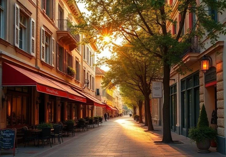 Fine Dining and Shopping Scene