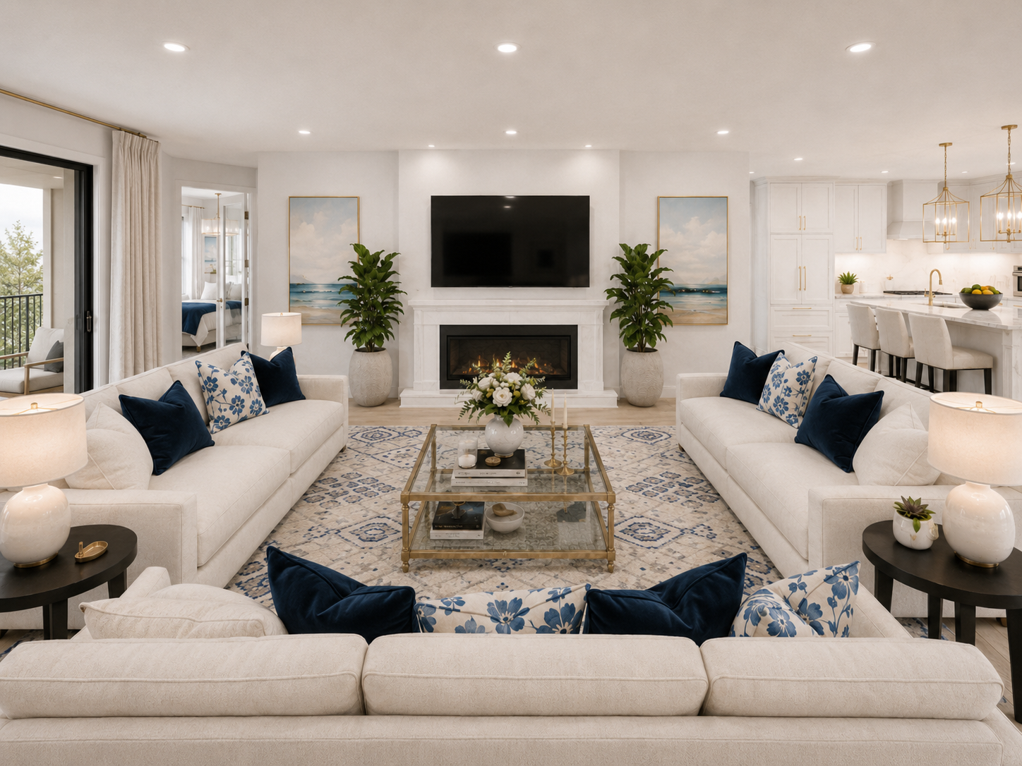 Welcoming Foyer Entrance Rendering