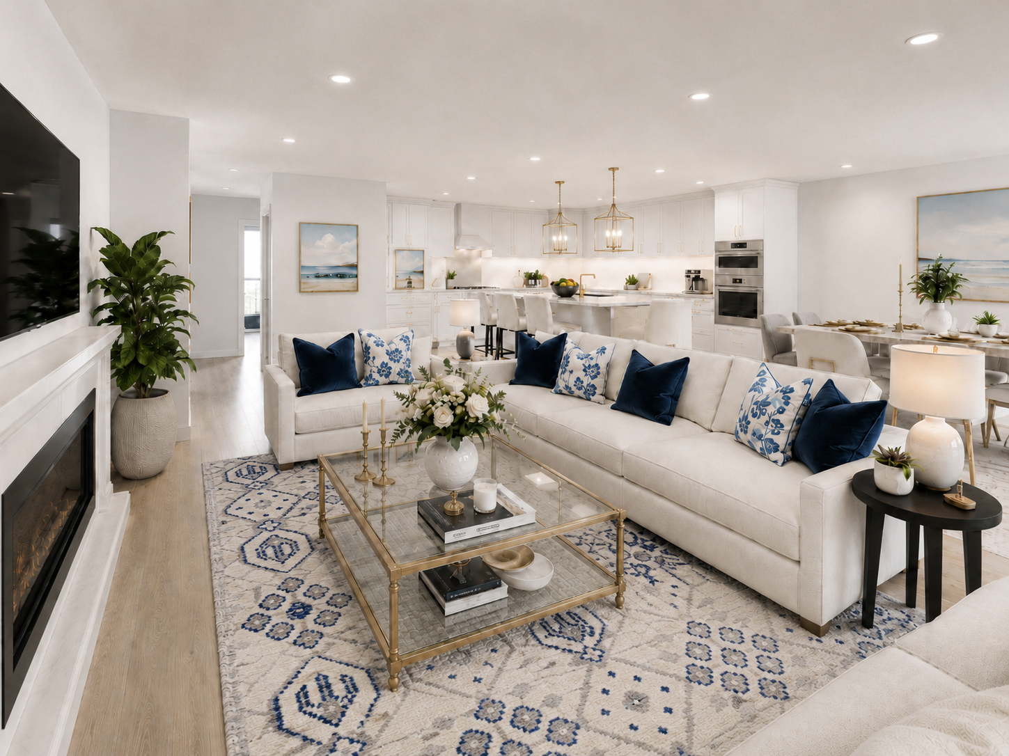 Refined Dining Space Rendering