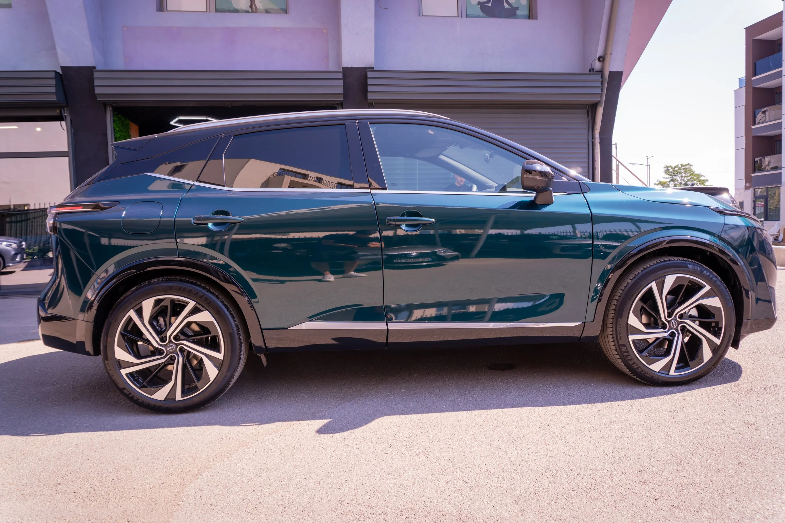 Nissan Qashqai в страничен профил при първото посещение