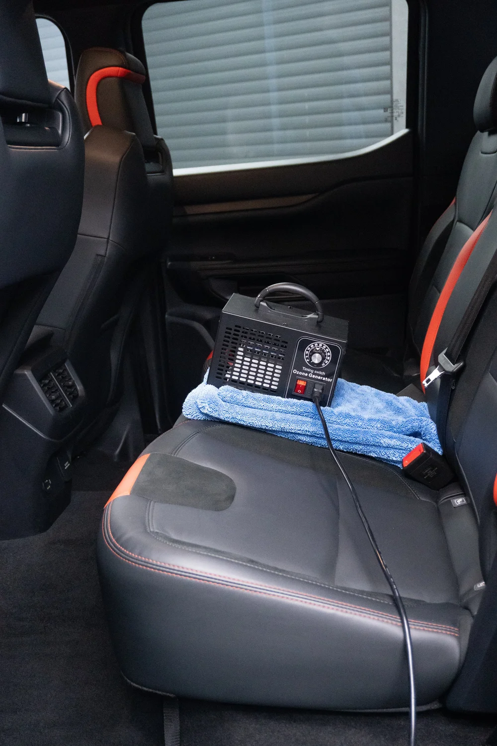Озониране в салона на Ford Ranger Raptor