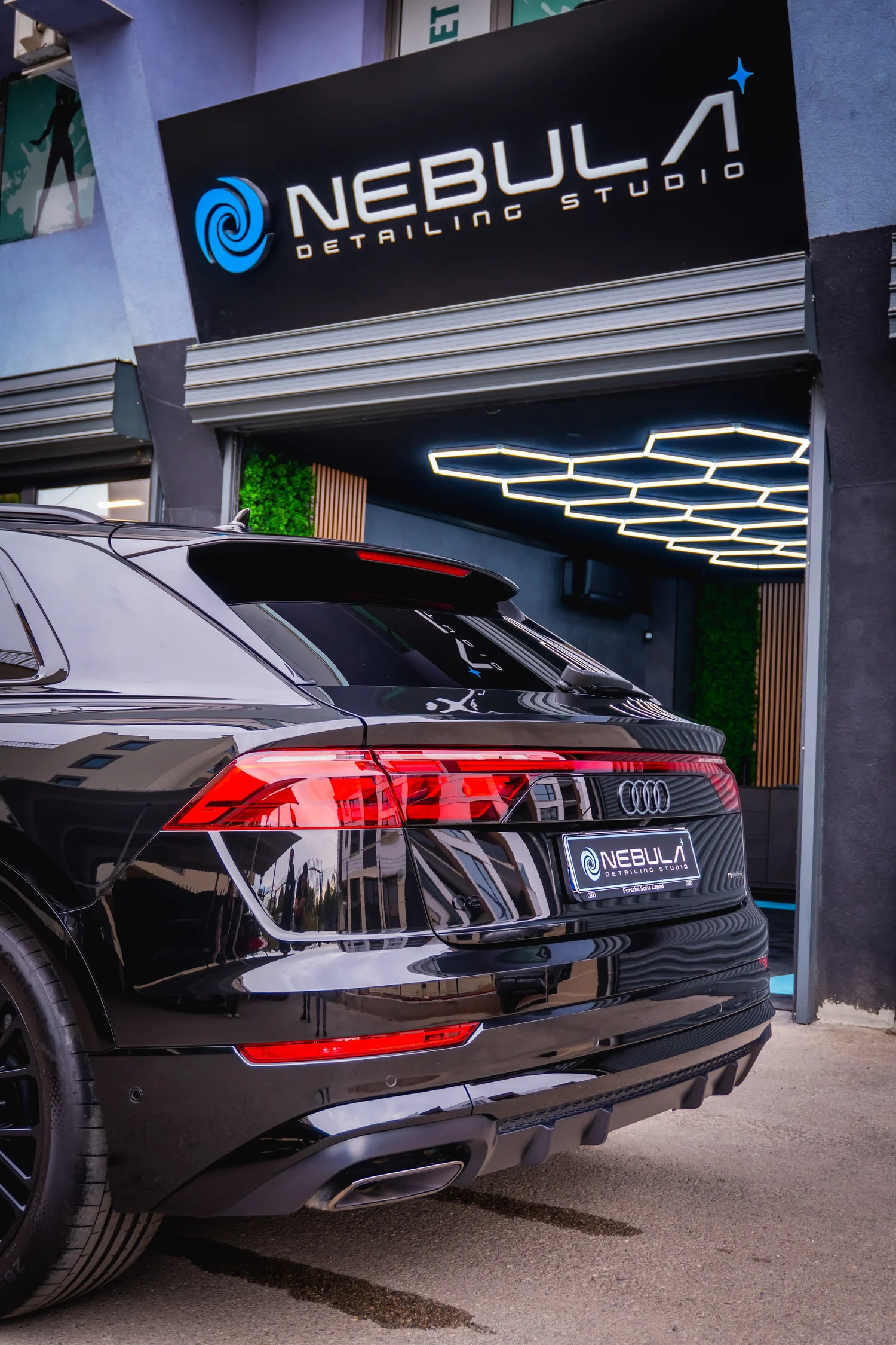 Audi Q8 след детайлинг