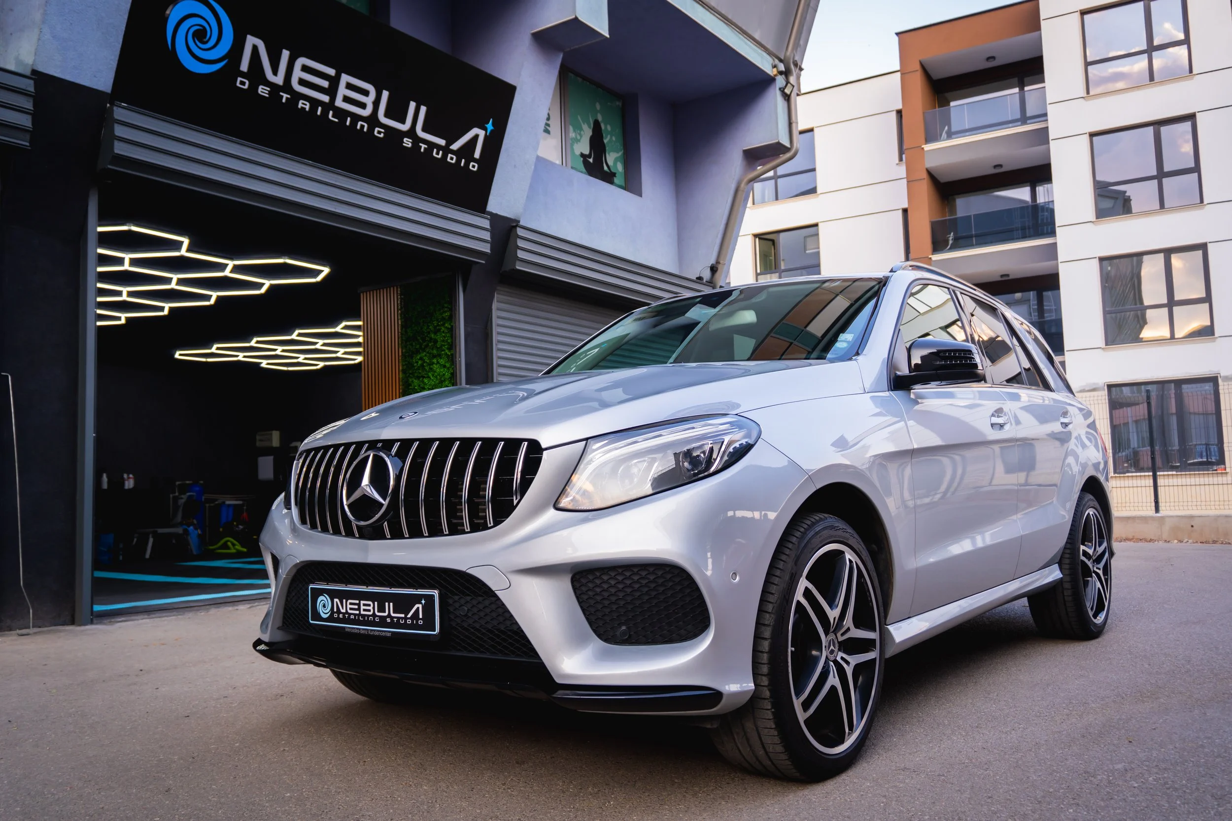 Mercedes GLE след професионално полиране в Nebula Detailing София