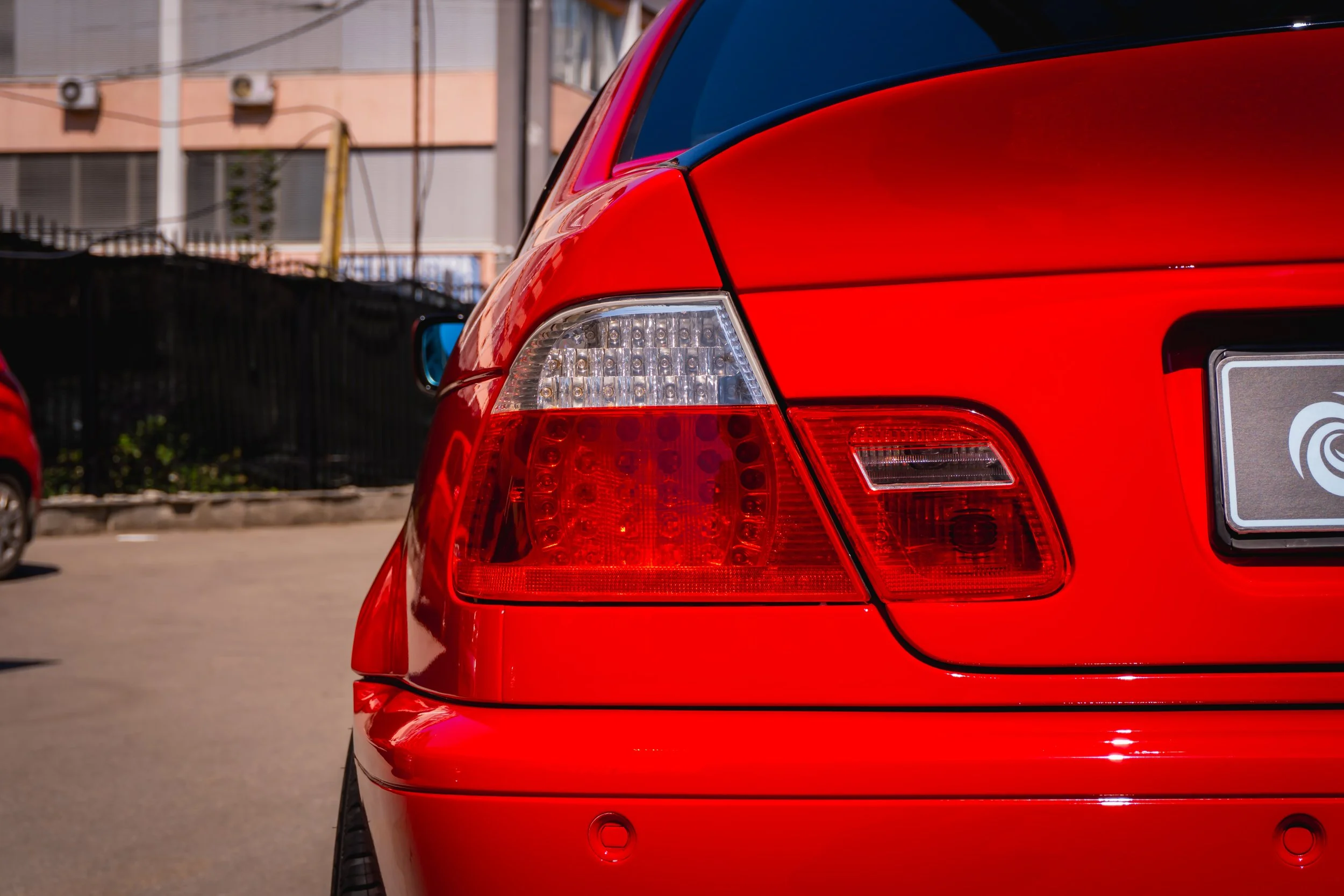 Заден стоп на BMW E46 след обработката