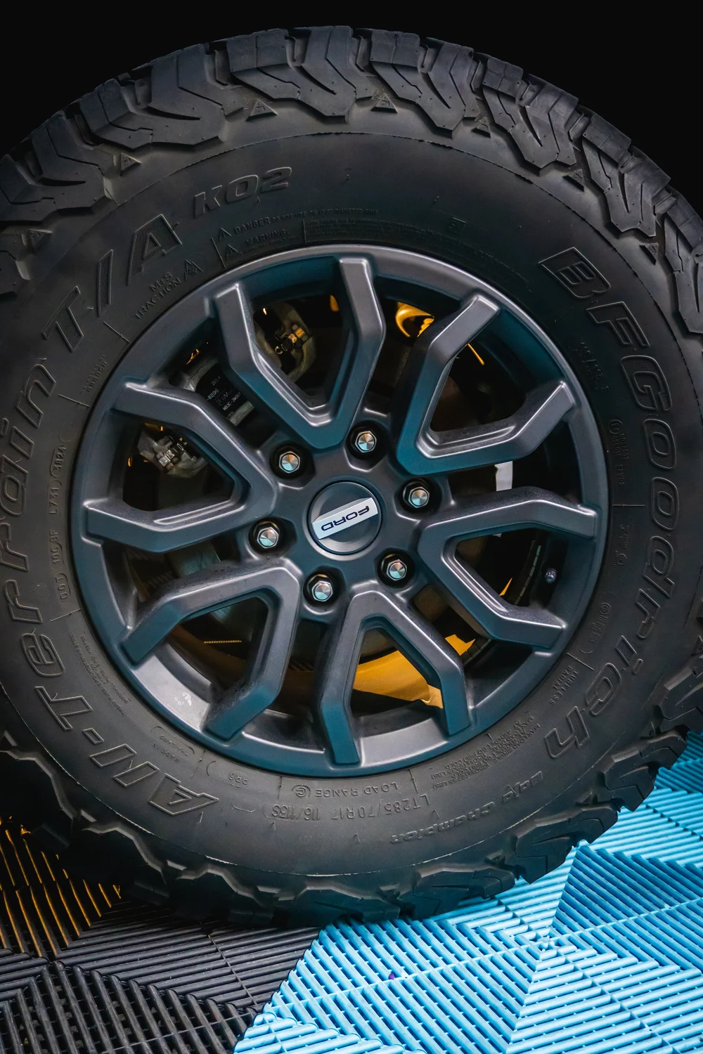 Джанта на Ford Ranger Raptor след обработка