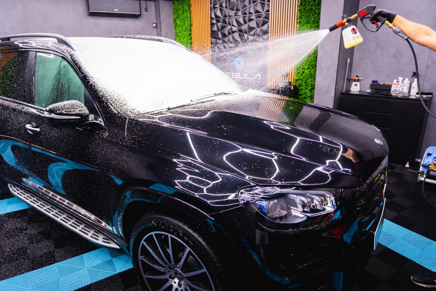 Предварително измиване на Mercedes-Benz GLS