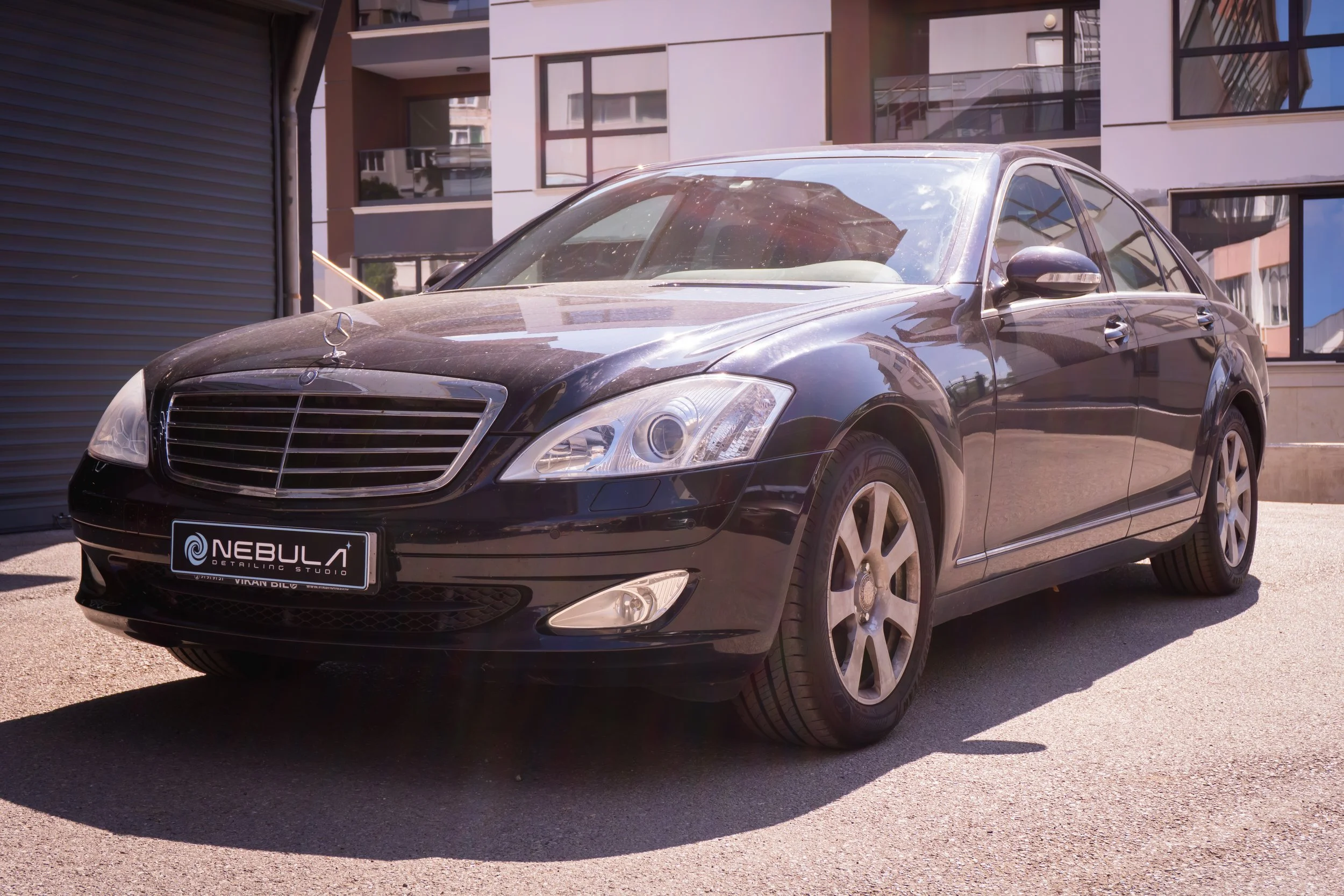 Mercedes-Benz S 350 при приемане в Nebula Detailing Studio