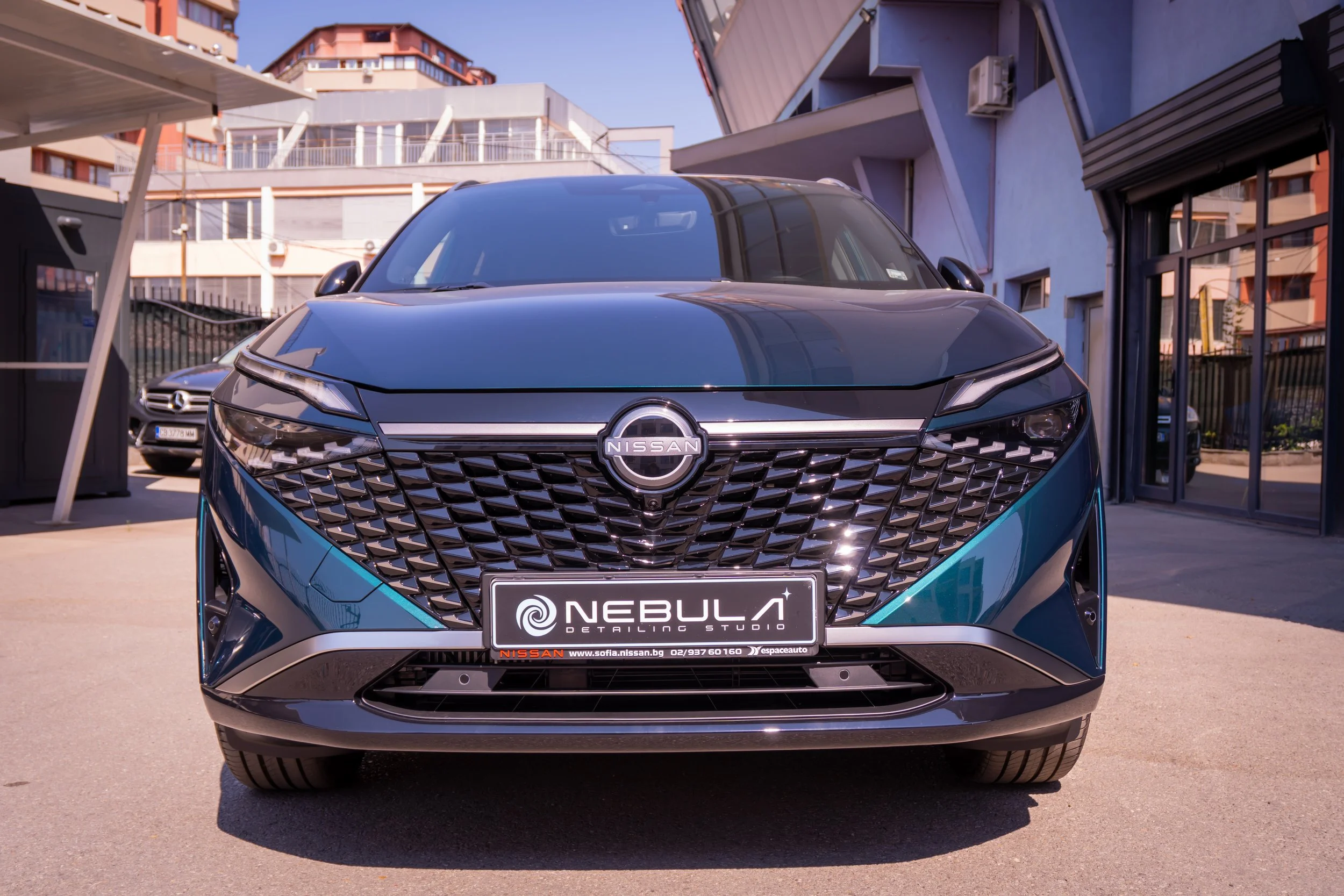 Nissan Qashqai при първото посещение в Nebula Detailing Studio