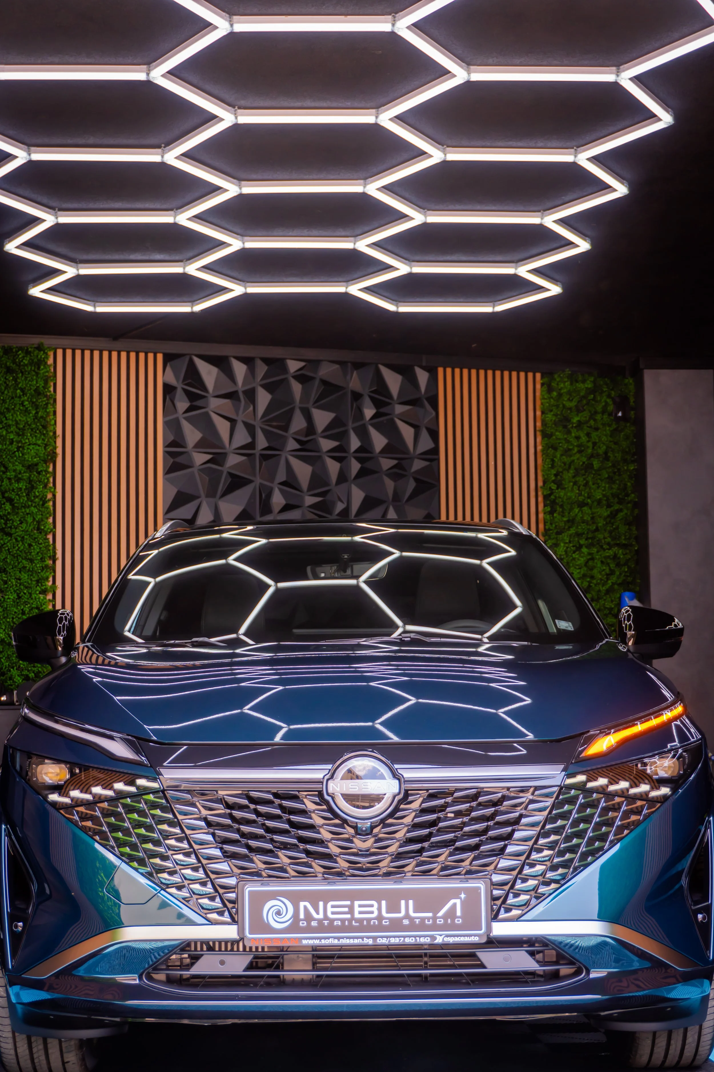 Предна част на Nissan Qashqai след обработките