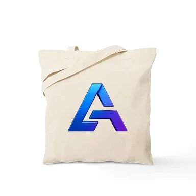 Natural canvas tote bag with the Agentic AI logo