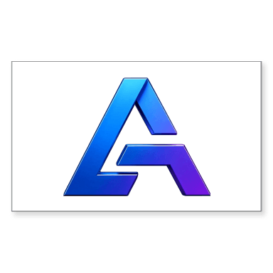 White rectangular sticker with the full Agentic AI logo