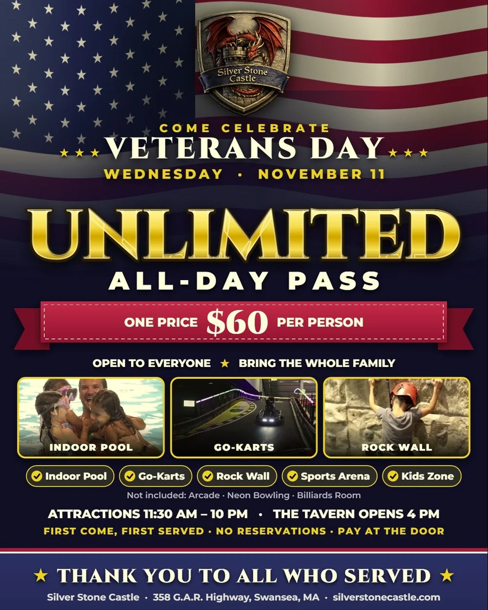 Veterans day unlimited pass poster v4