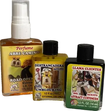 Abre Camino, Destrancadera and Llama Clientes oils