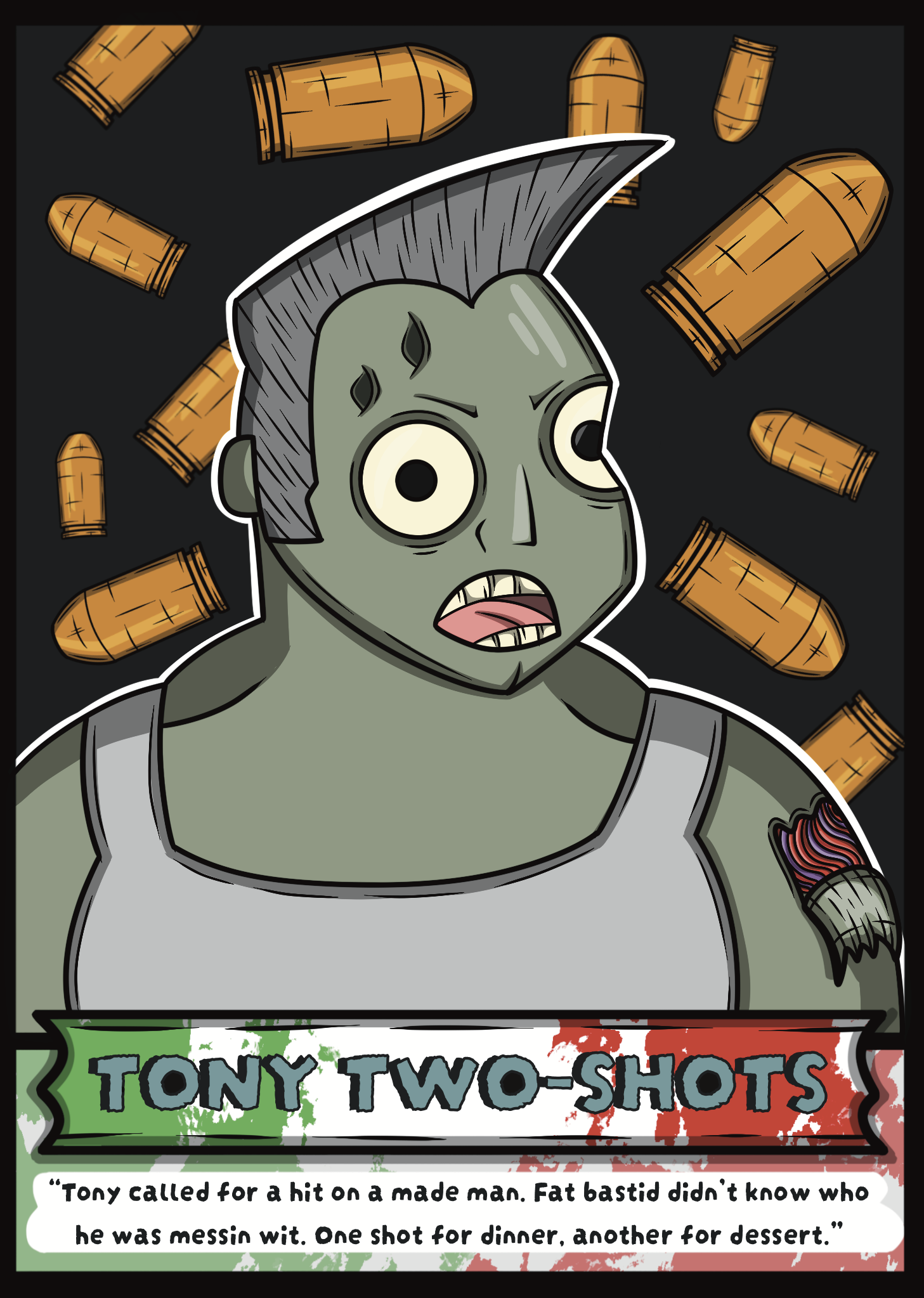 Tony Paizombies trading card