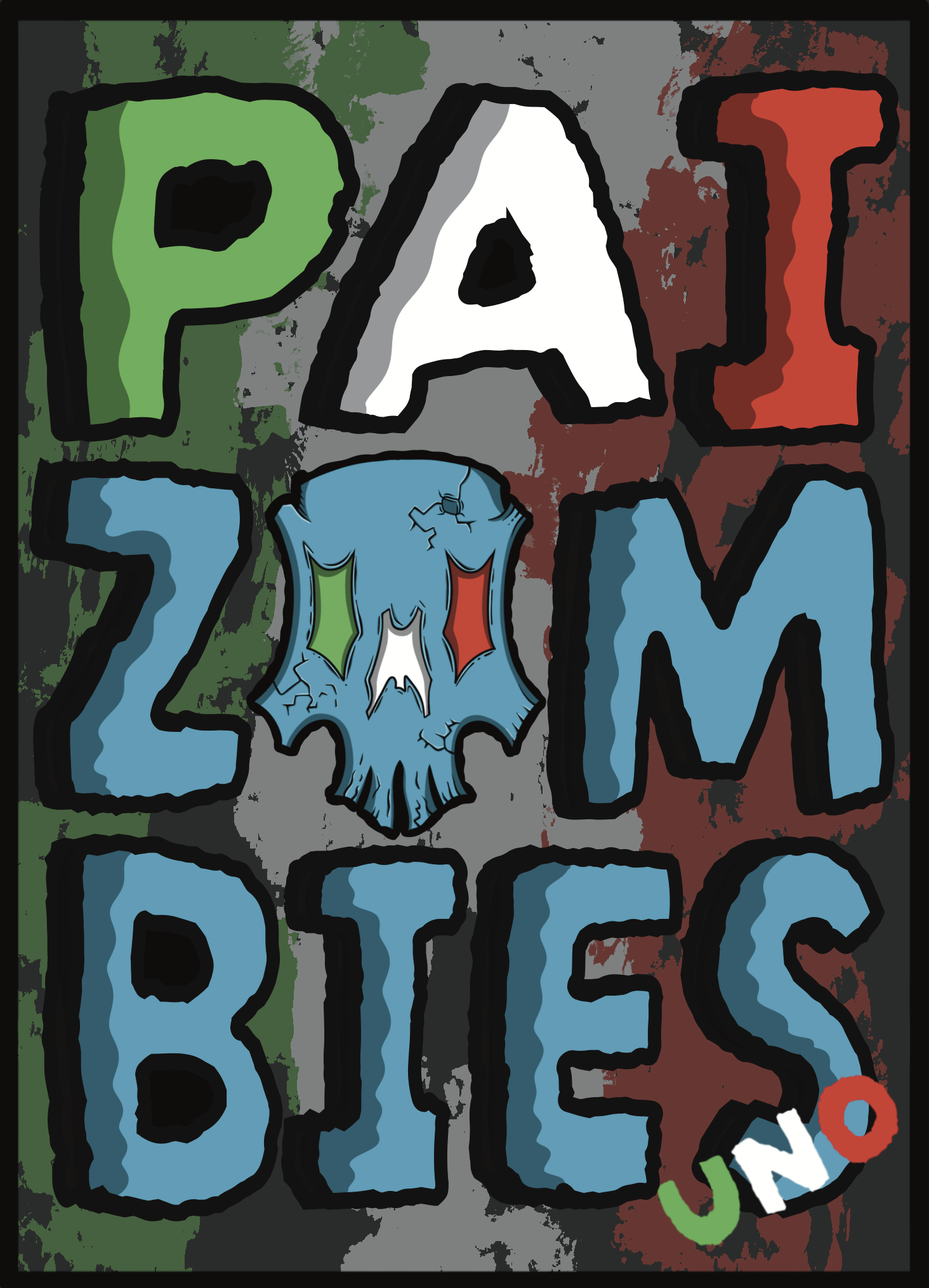 Back of Paizombies trading card