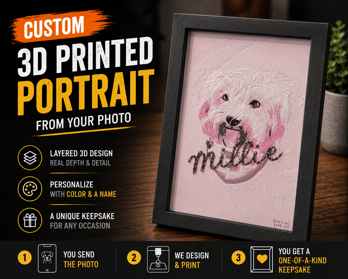 3D Printed Portraits