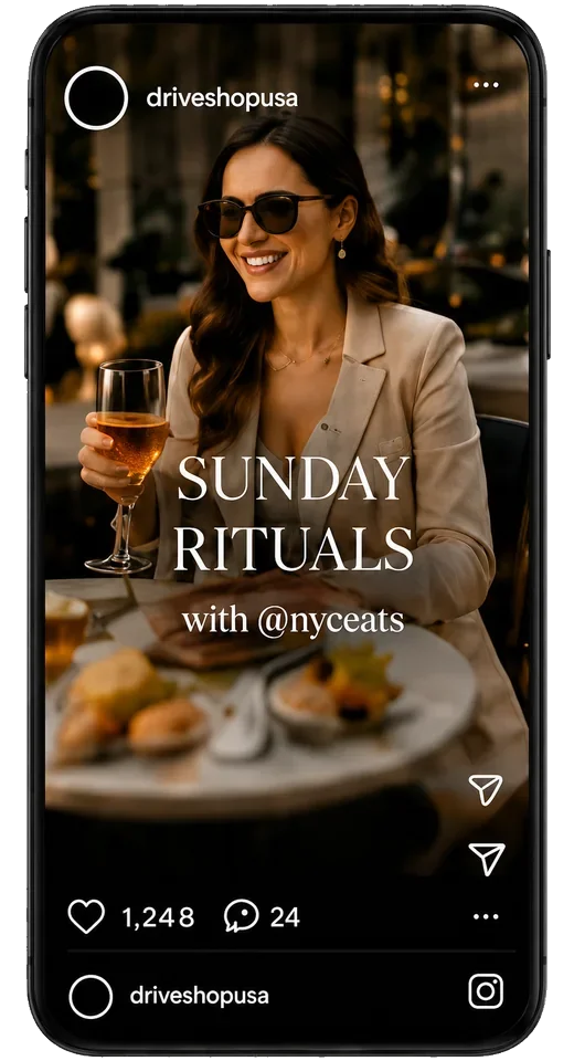 Step 2 — Sunday rituals creator content