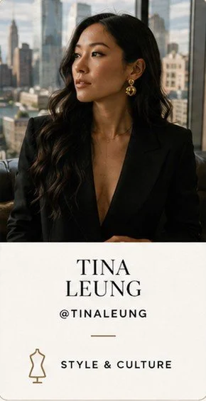 Tina Leung — @tinaleung — Style & Culture