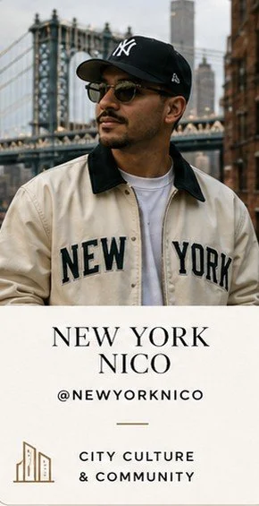 New York Nico — @newyorknico — City Culture & Community