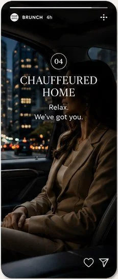 Chauffeured home