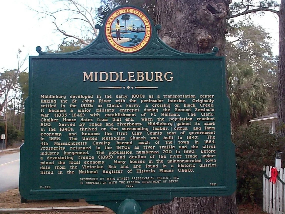 Middleburg, Florida — 7V Roofing service area