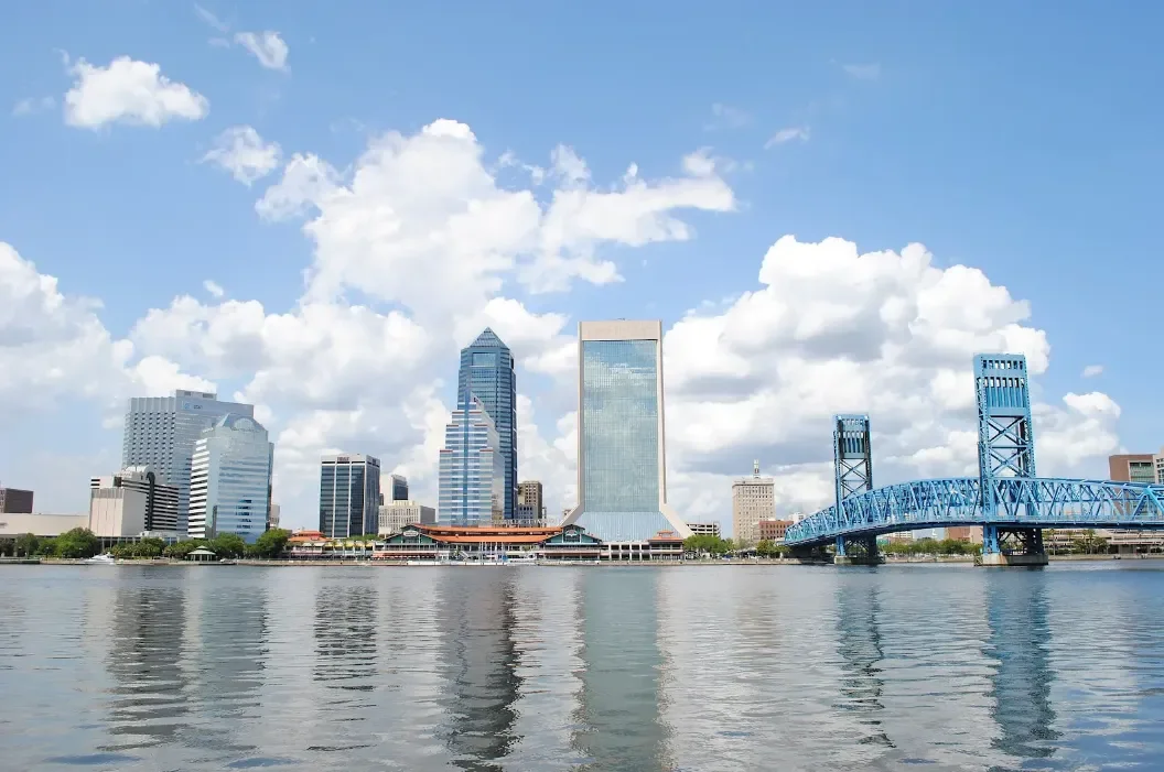 Jacksonville, Florida — 7V Roofing service area