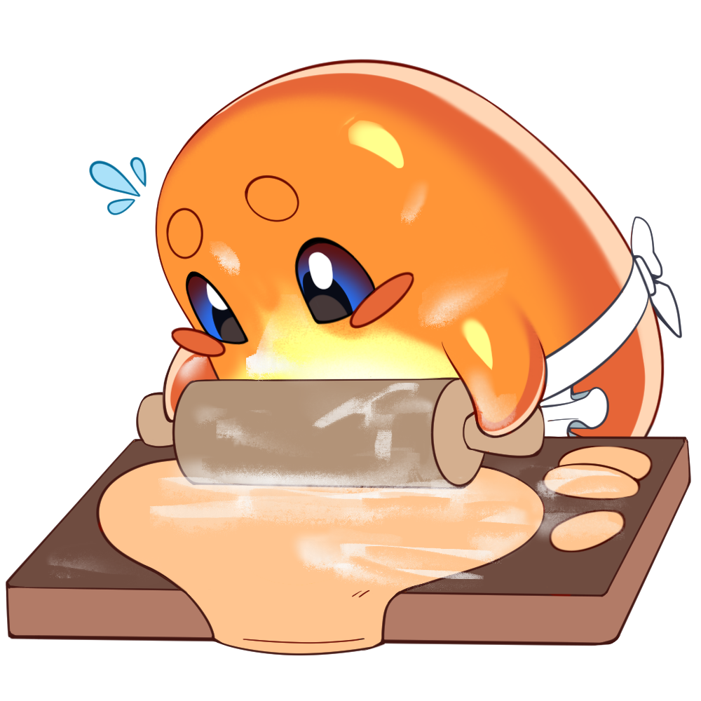 The spirit rolling dough