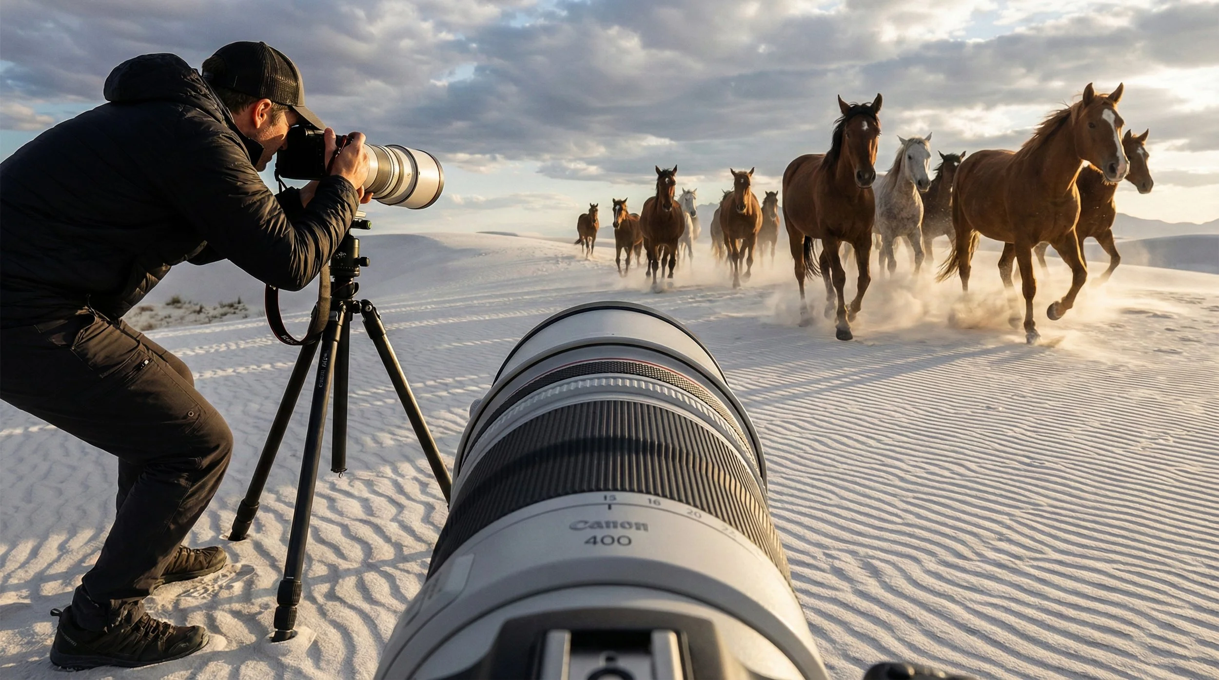 Raphael Macek equine photography Over the Dunes