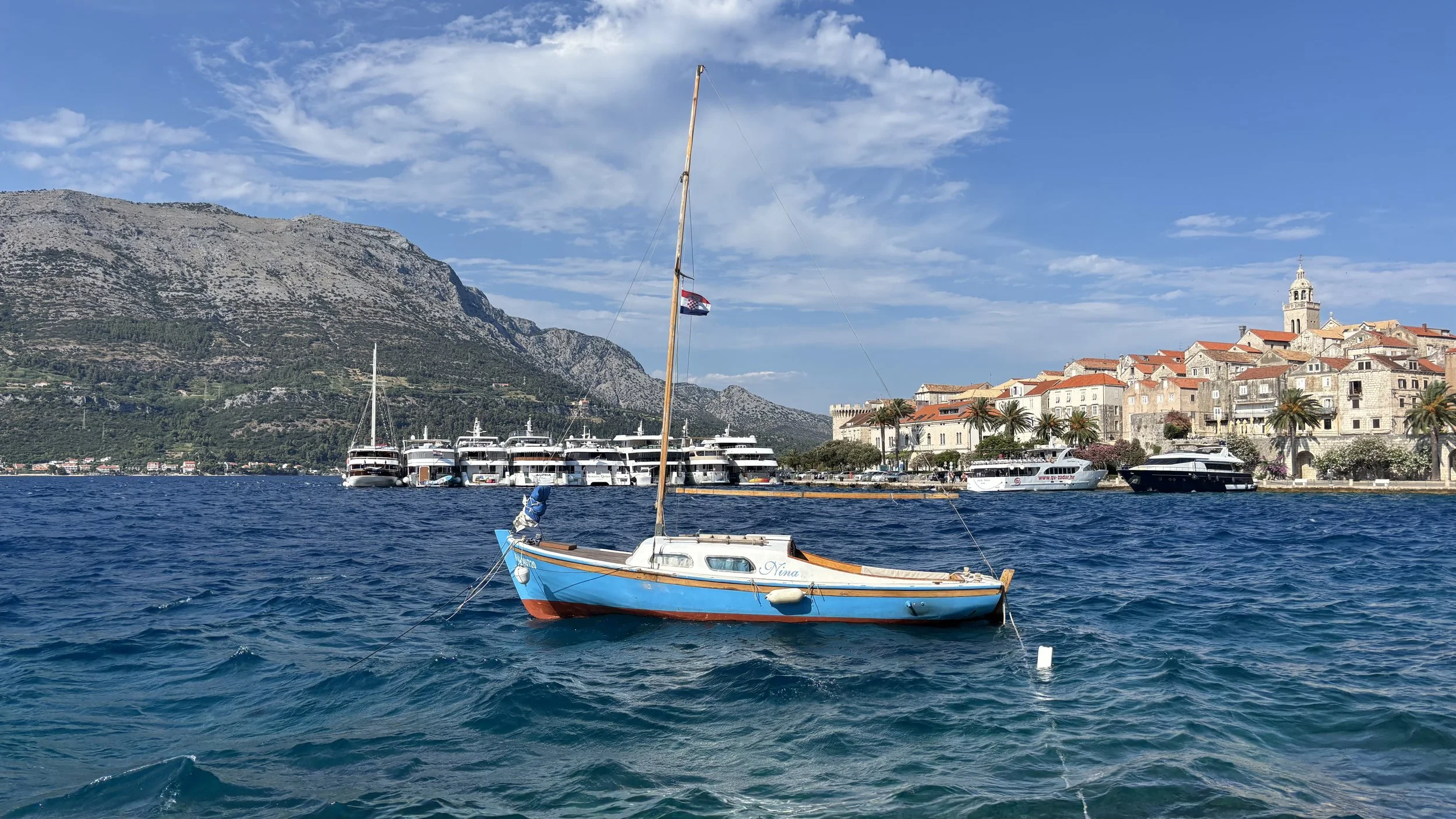 Small boat on Korcula