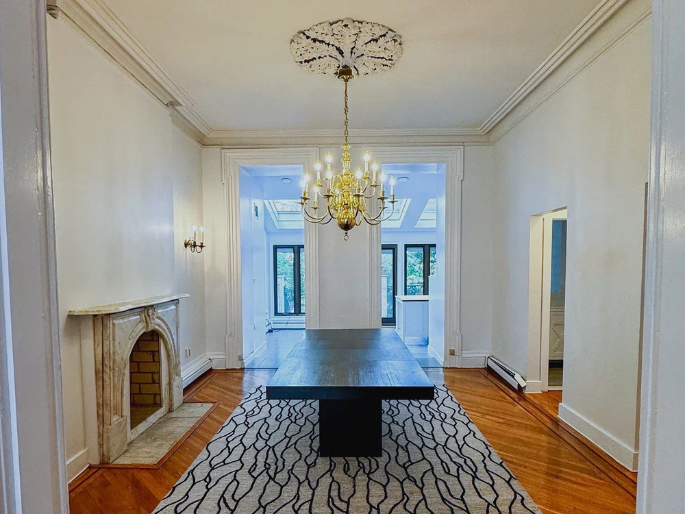 Brownstone parlor renovation in NYC Metro