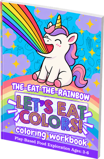 The Let's Eat Colors! coloring book