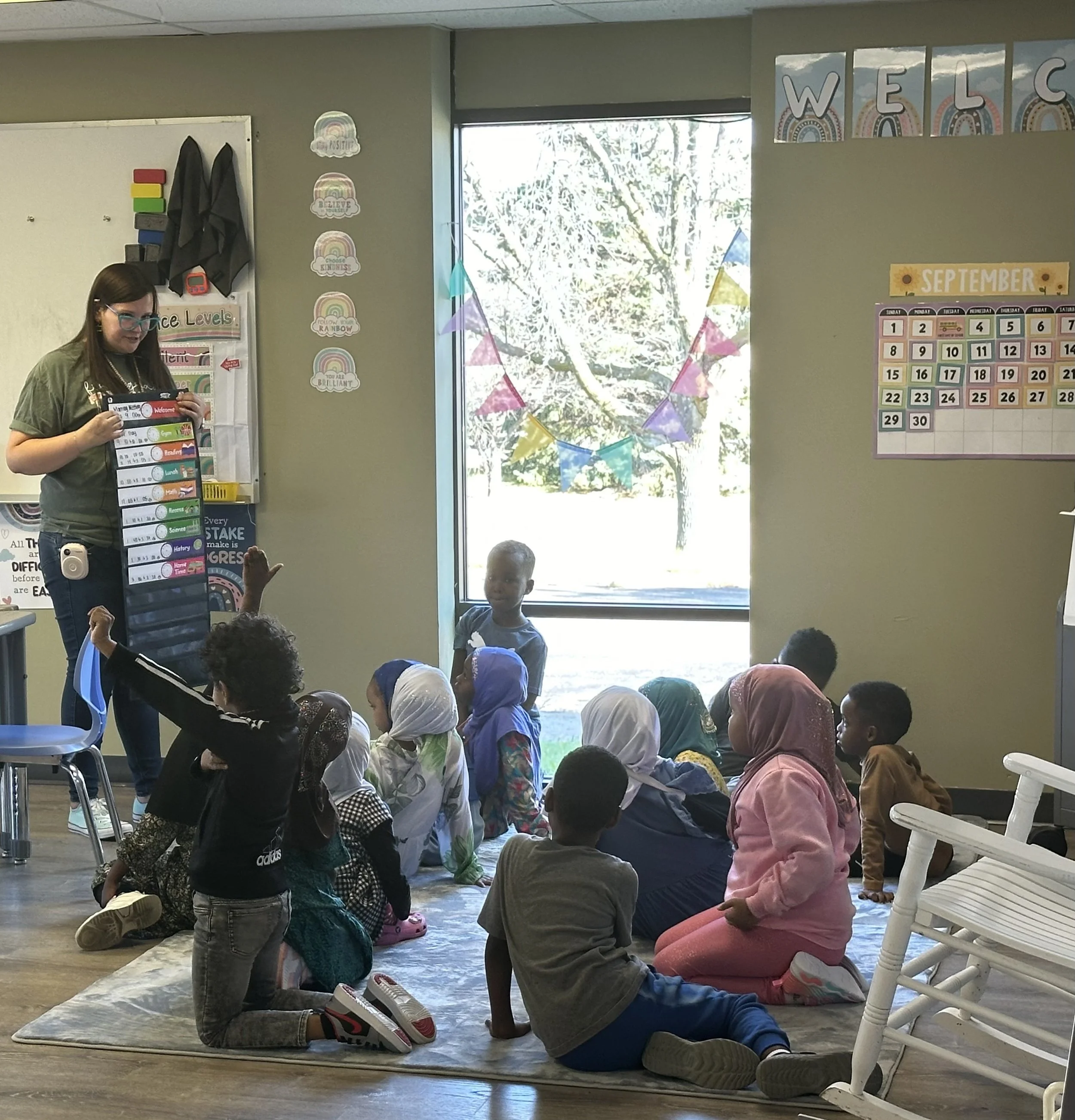 Kindergarten Reading Table