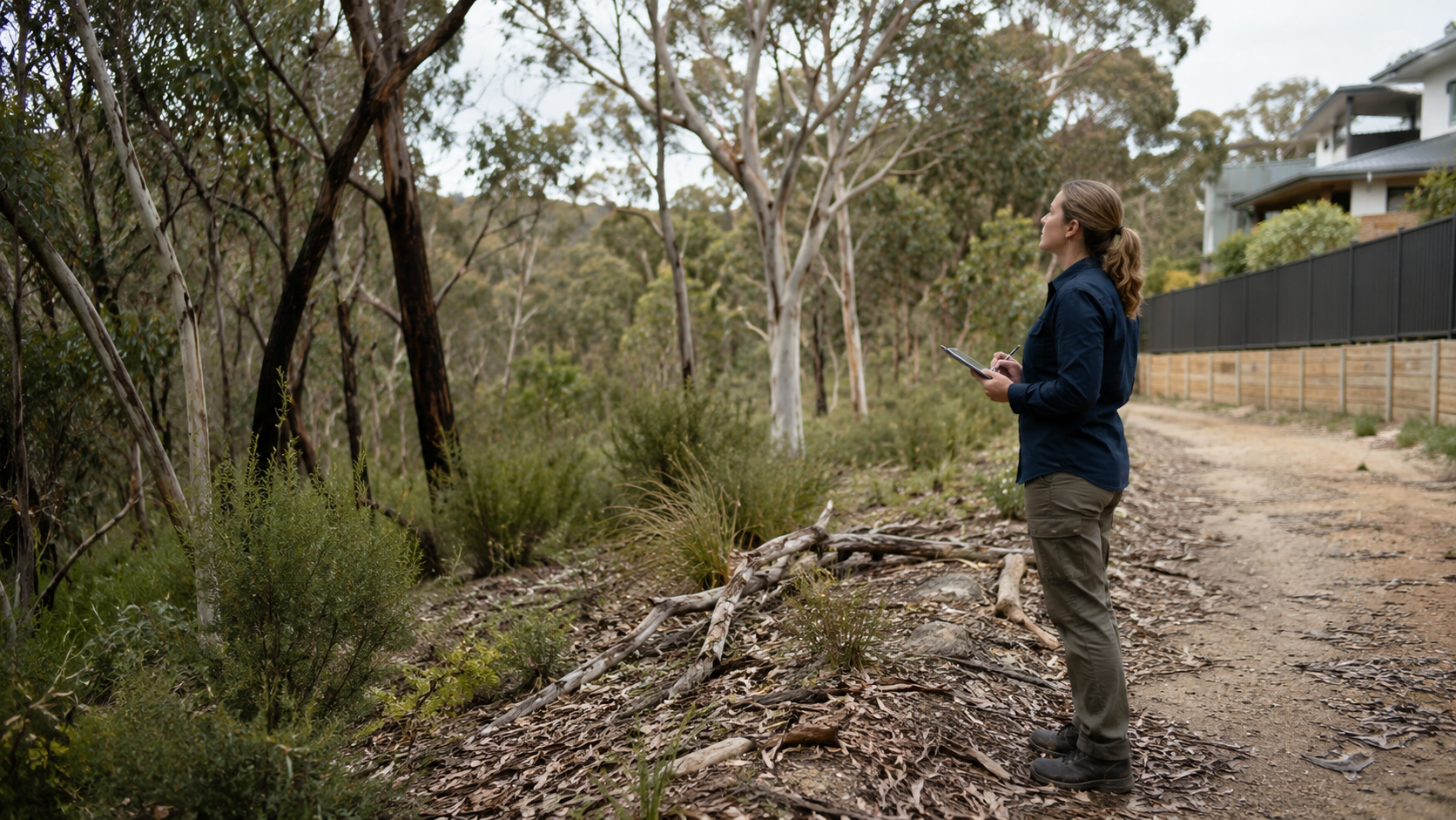 Site risk assessment in bushland