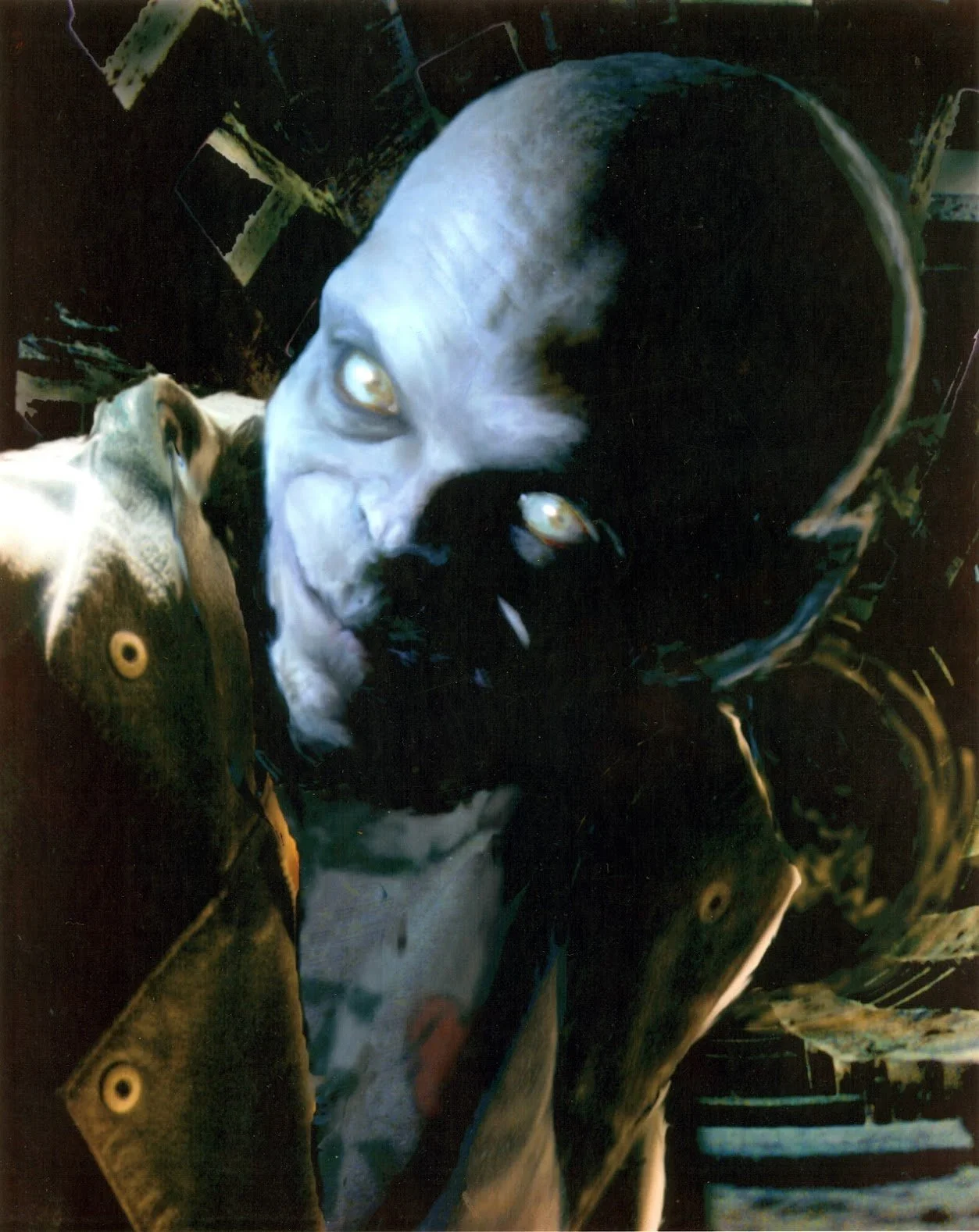 Blue transformed character