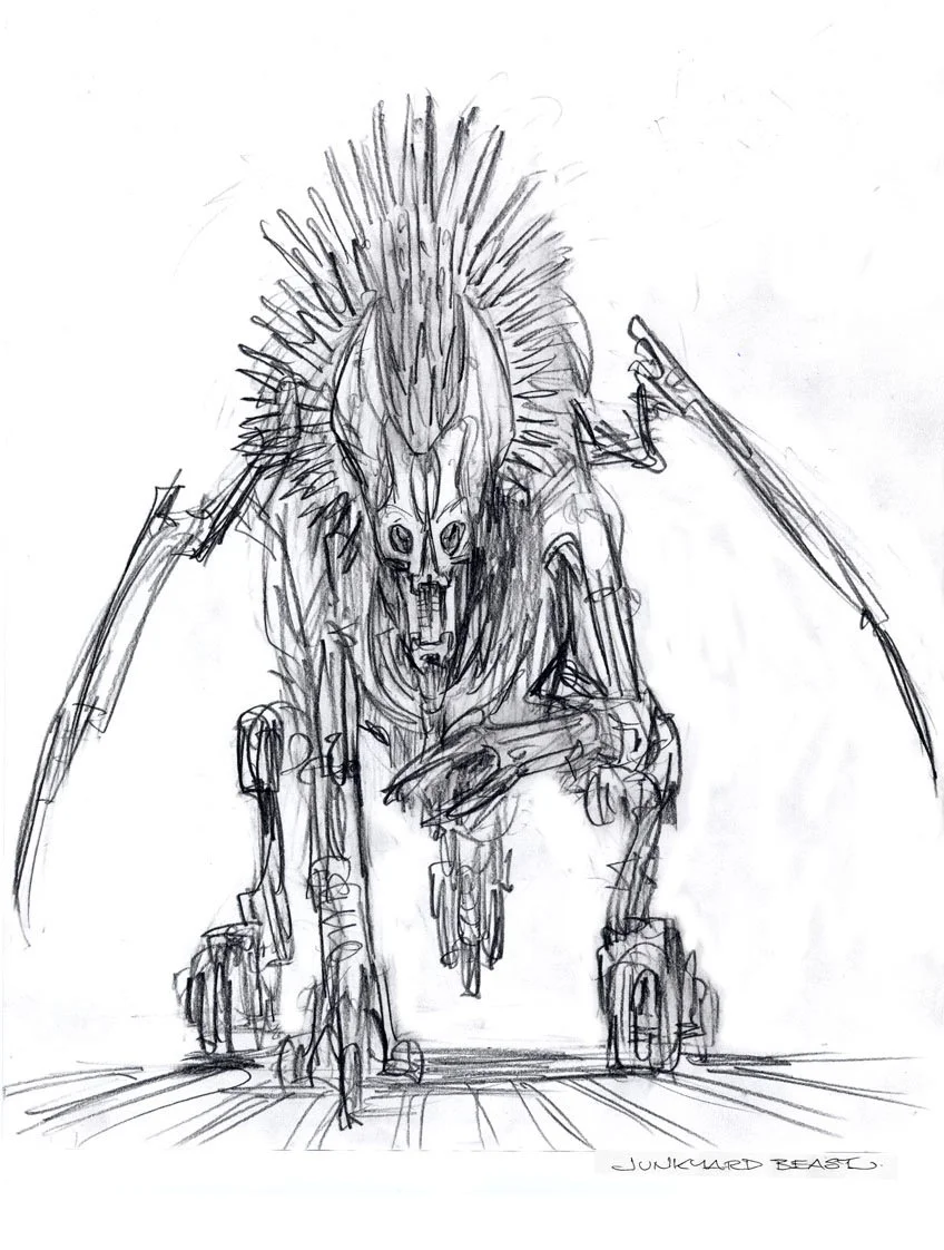 Junkyard beast study