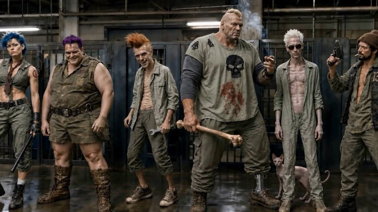 The fugitives forced into an uneasy crew