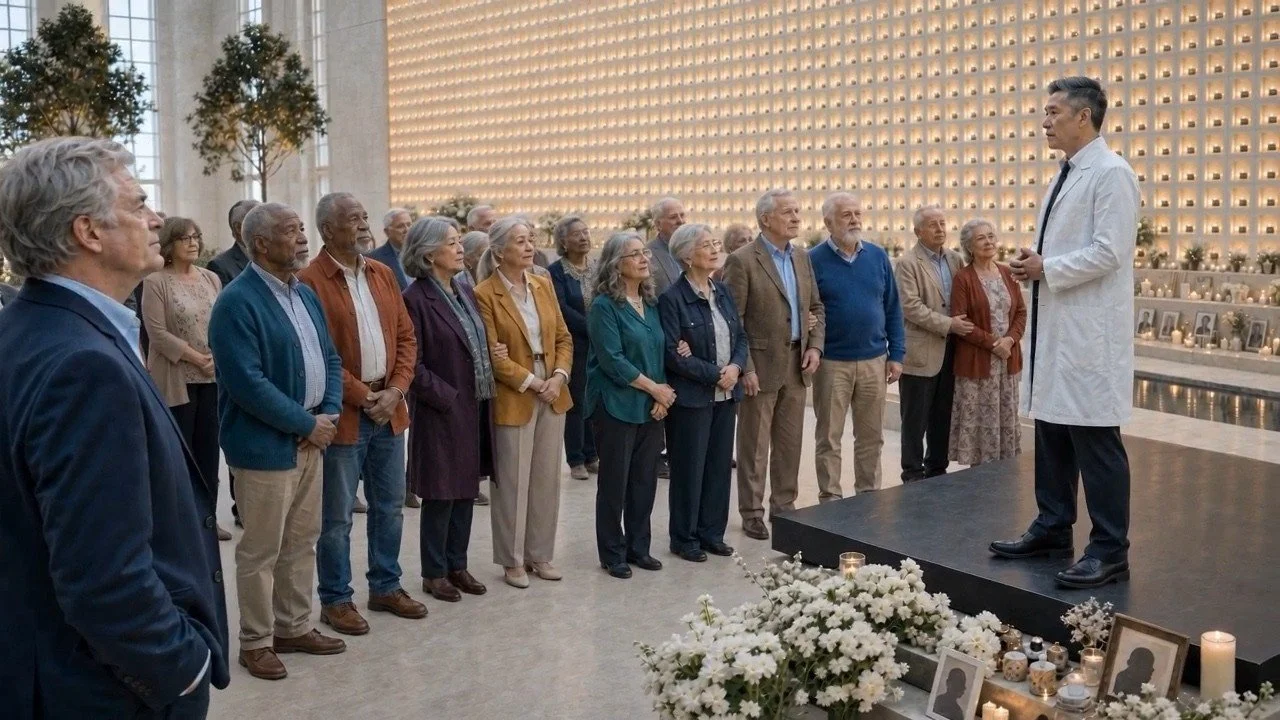The memorial gathering