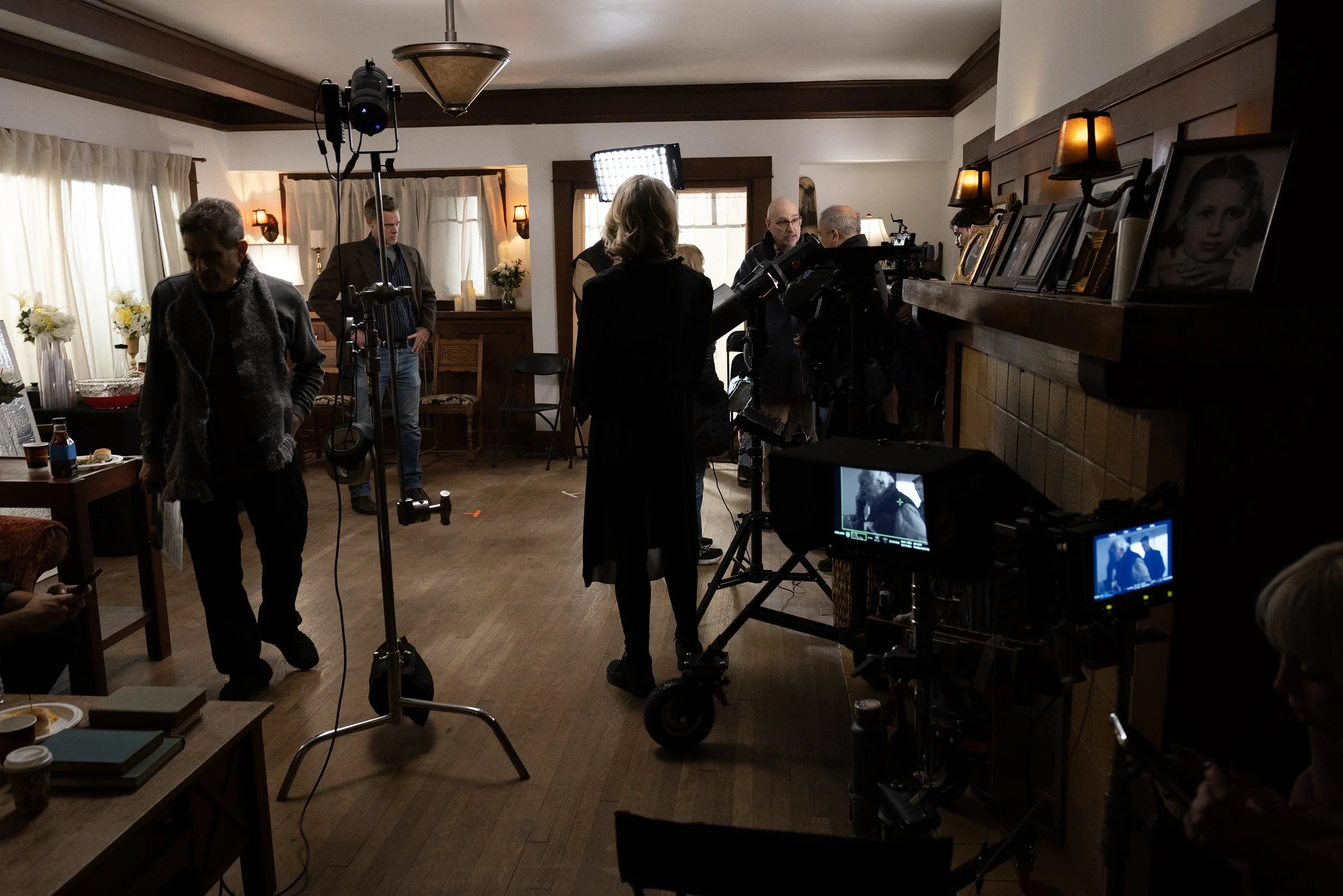 The wake scene set