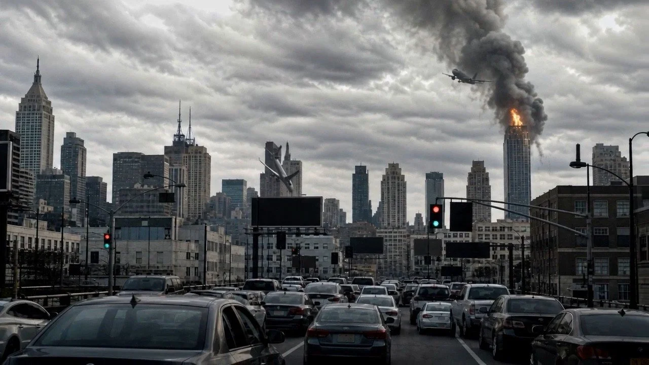 Technology fails across the transformed city